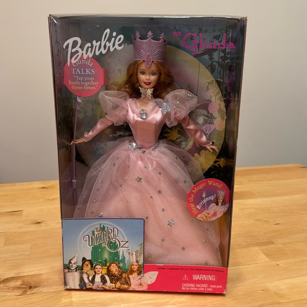Barbie as Glinda the Good Witch from the Wizard of Oz - talks and working wand